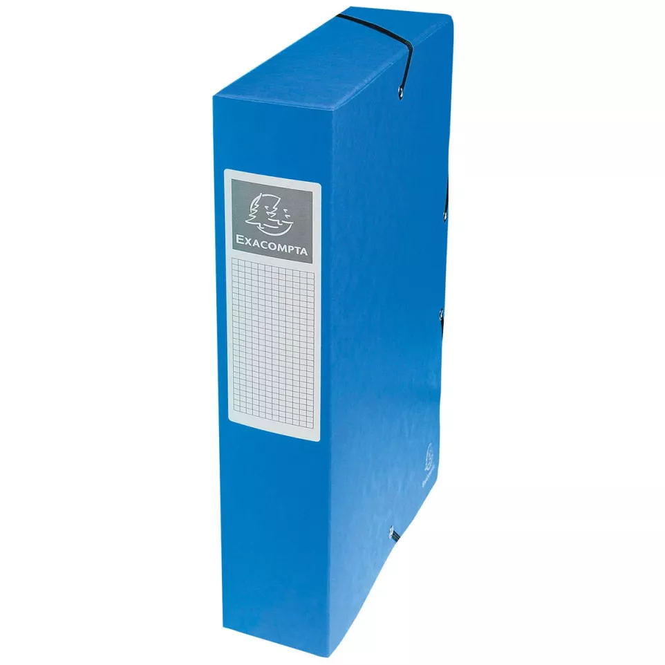 Exacompta elastobox Exabox blauw, rug...