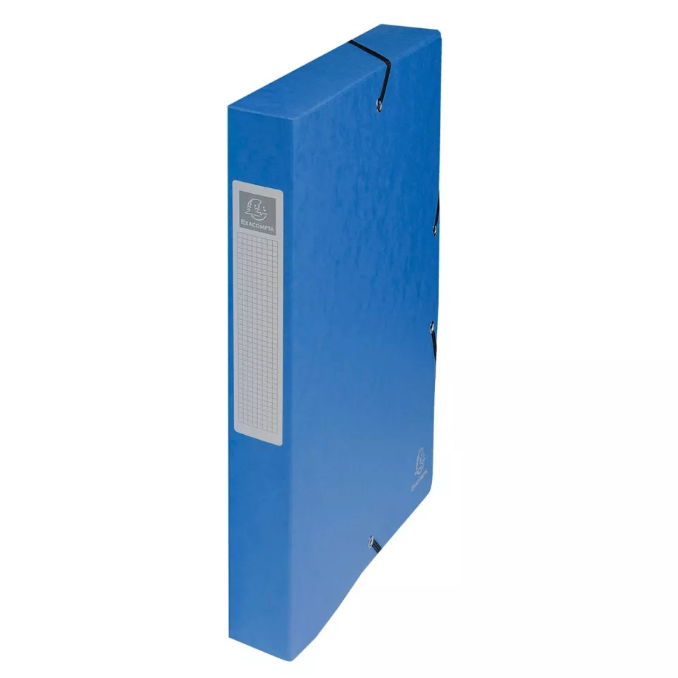 Exacompta elastobox Exabox blauw, rug...