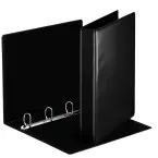 Esselte Customizable D-Ring Binder 5.1 cm Spine 4 D Rings 30 mm Black