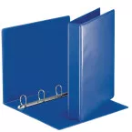 Esselte Customisable D-Ring Binder, 4 D Rings 30 mm, 5.1 cm Spine, Blue