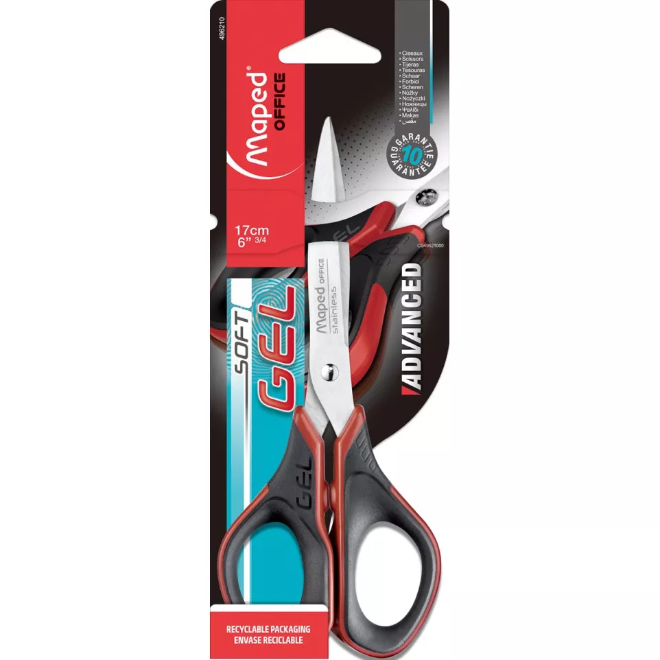 Maped Advanced Softgel Scissors, 17...