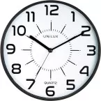 Unilux Pop horloge murale, diamètre 30 cm, noir