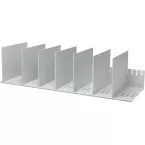 Paperflow sorter with removable dividers 10 sections width 80.2 cm