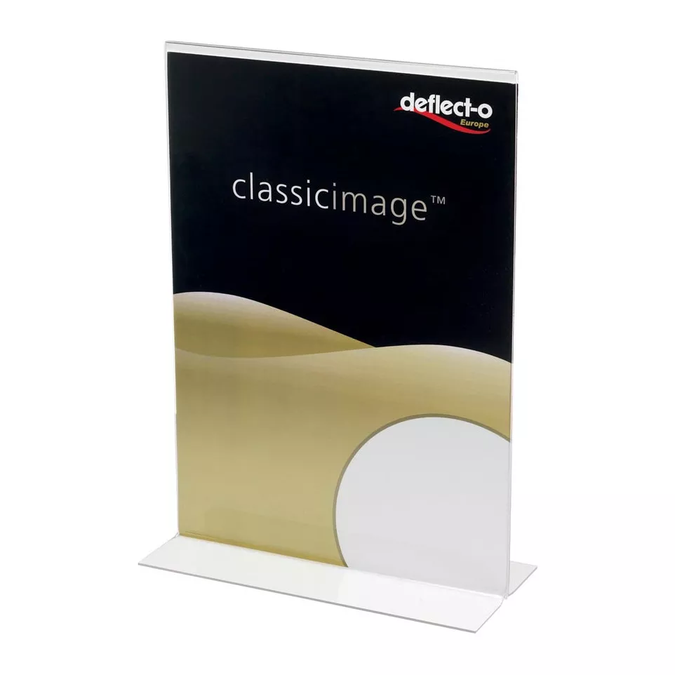 Deflecto Portrait T-Stand Document...