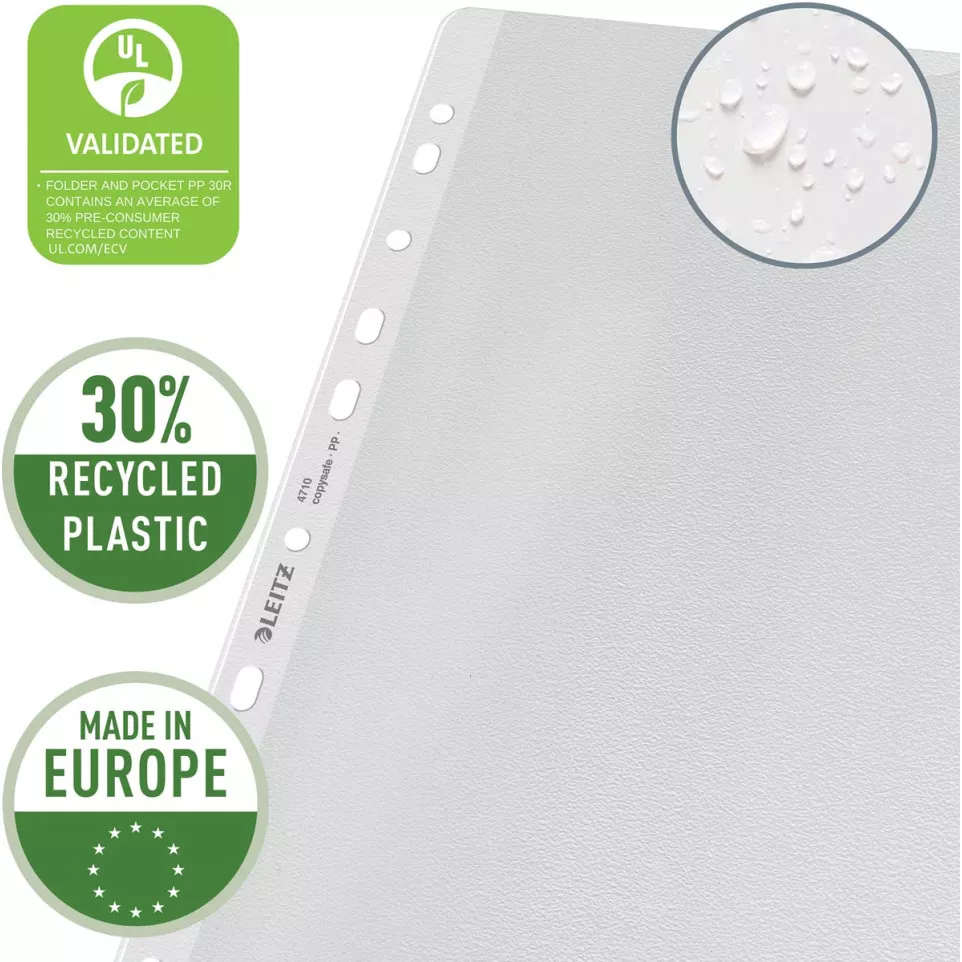 Leitz Premium A4 Pocket, 30%...