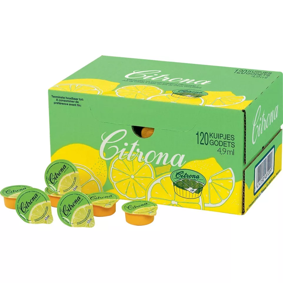 Citrona citroensap, pak van 120 cups...
