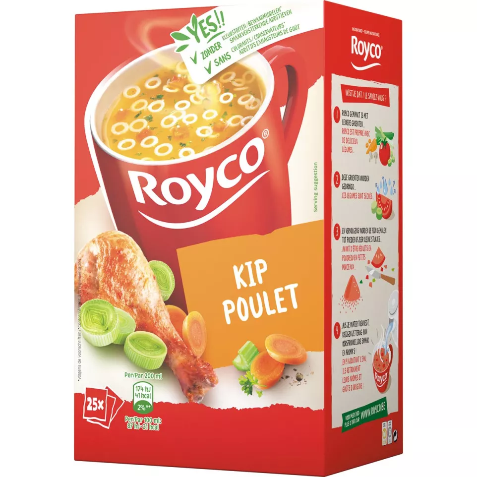 Royco Minute Soup Chicken, pack of 25...