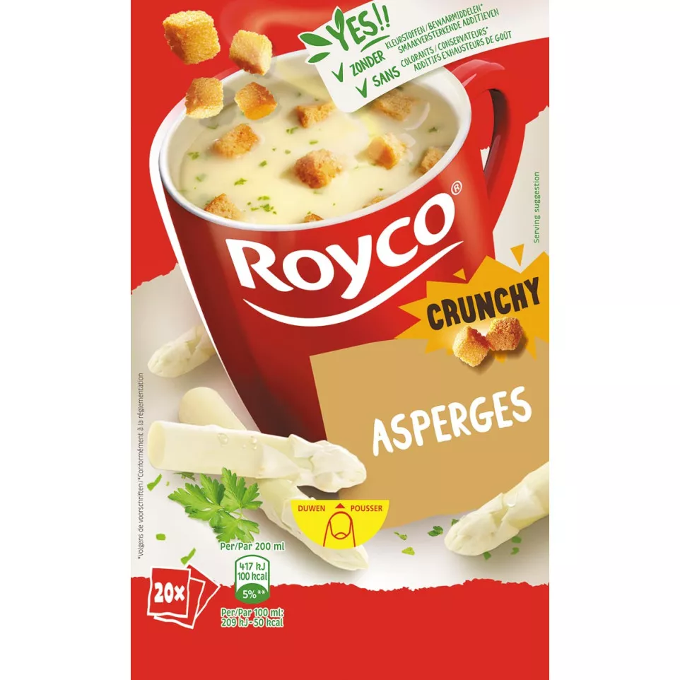Royco Minute Soup asperges, paquet de...