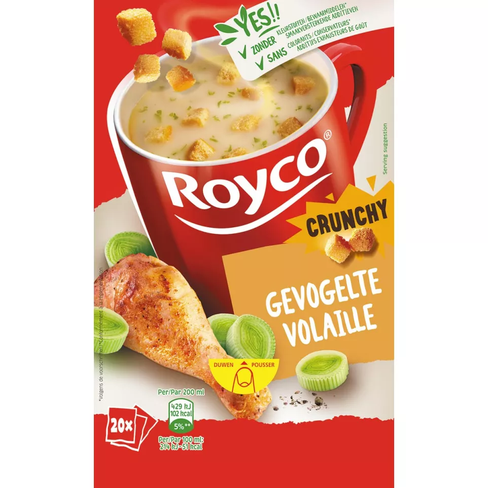 Royco Minute Soup gevogelte met...