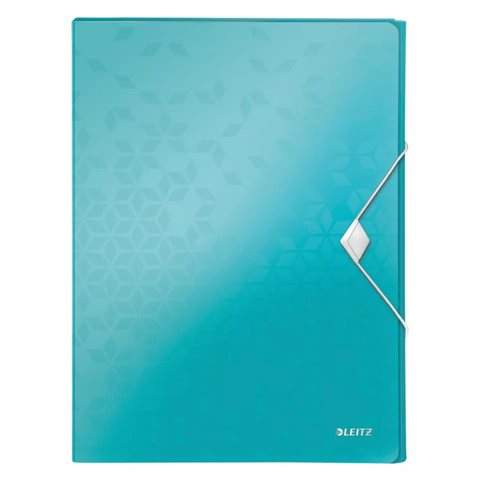 Leitz WOW Box File A4 Glacier Blue
