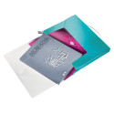 Leitz WOW Box File A4 Glacier Blue