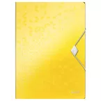 Leitz WOW Elasticated Folder with Flaps Yellow