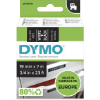 Dymo D1 tape 19 mm, wit op...