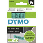 Dymo D1 tape 12 mm, zwart...