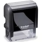 Trodat cachet Printy 4913, texte avec voucher, ft 58 x 22 mm, sous blister
