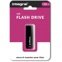 Integral USB 2.0 stick, 128 GB, zwart