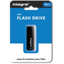 Integral clé USB 2.0, 16 Go, noir