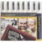 Securit Medium Chalk Marker Set, 8 Pieces, White