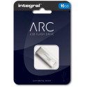 Integral ARC clé USB 2.0, 16 Go, argent
