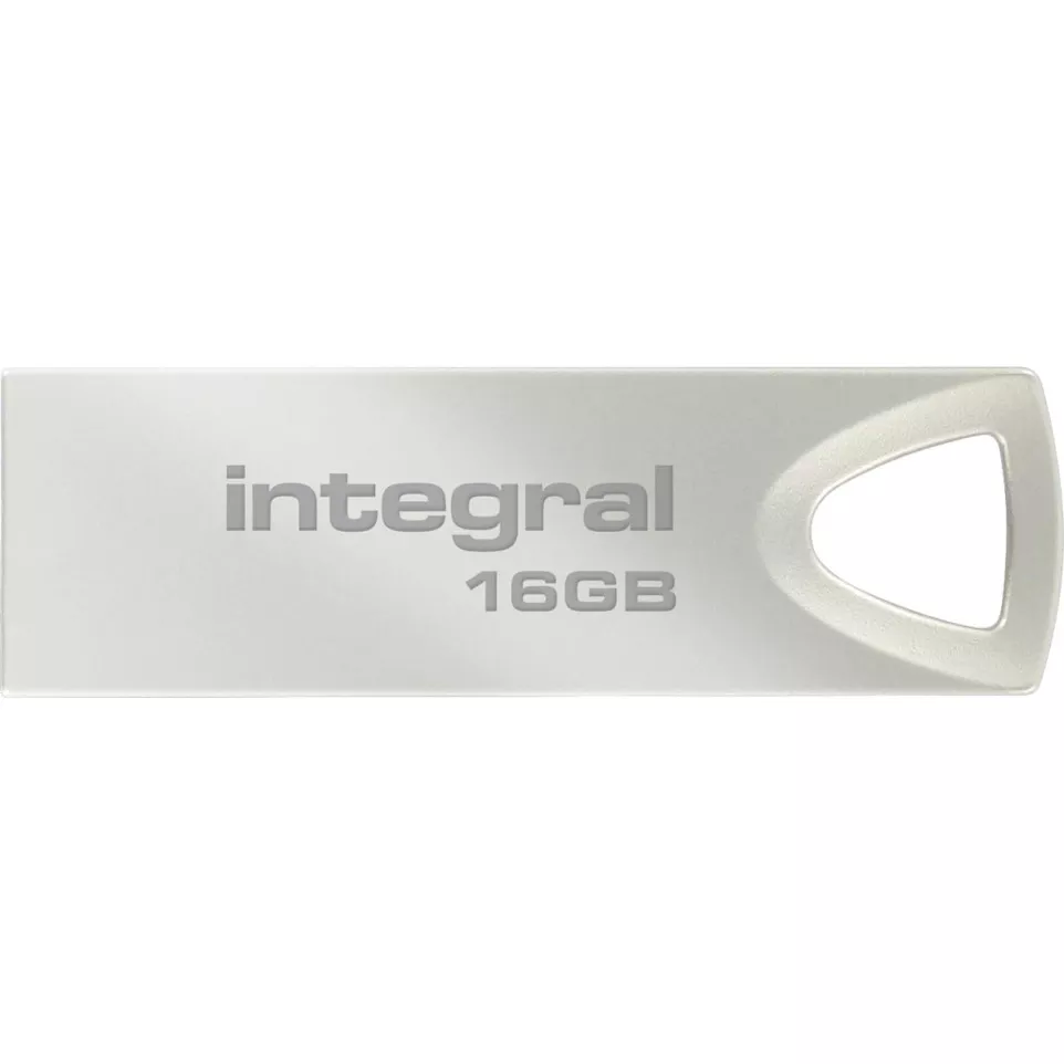 Integral ARC clé USB 2.0, 16 Go, argent