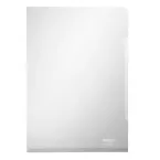 Leitz L-map premium PVC, ft A4, tranparant, pak van 100 stuks