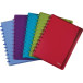 Atoma Trendy A4+ Notebook, 120 Pages, Commercial Squared, 6 Dividers and 5 Pockets, Assorted