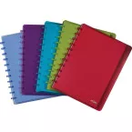 Atoma Trendy cahier, ft A4 +, 120 pages, commercieel quadrillé, 6 intercalaires et 5 pochettes, assorti