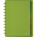 Atoma Trendy A4+ Notebook, 120 Pages, Commercial Squared, 6 Dividers and 5 Pockets, Assorted