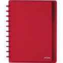 Atoma Trendy A4+ Notebook, 120 Pages, Commercial Squared, 6 Dividers and 5 Pockets, Assorted