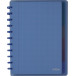 Atoma Trendy schrift, ft A4 +, 120 bladzijden, geruit 5mm, met 6 tabbladen en 5 showtassen, in geassortee