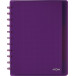Atoma Trendy A4+ Notebook, 120 Pages, 5mm Grid, 6 Dividers and 5 Pockets, Assorted