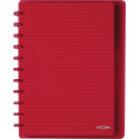 Atoma Trendy schrift, ft A4 +, 120 bladzijden, gelijnd, met 6 tabbladen en 5 showtassen, in geassorteerde