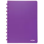Atoma Trendy schrift, ft A4, 144 bladzijden, commercieel geruit, transparant paars