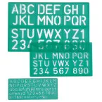 Linex Lettering Guides Set of 3 Pieces Blister Pack
