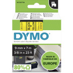 Dymo D1 tape 9 mm, zwart op...