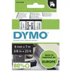 Dymo D1 ruban 9 mm, noir sur blanc