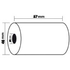 Exacompta bobine thermique,...