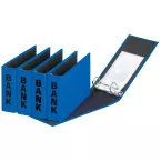 Pagna Ring Binder CCP 14 x 25 cm Blue Gloss Finish with Black Typography