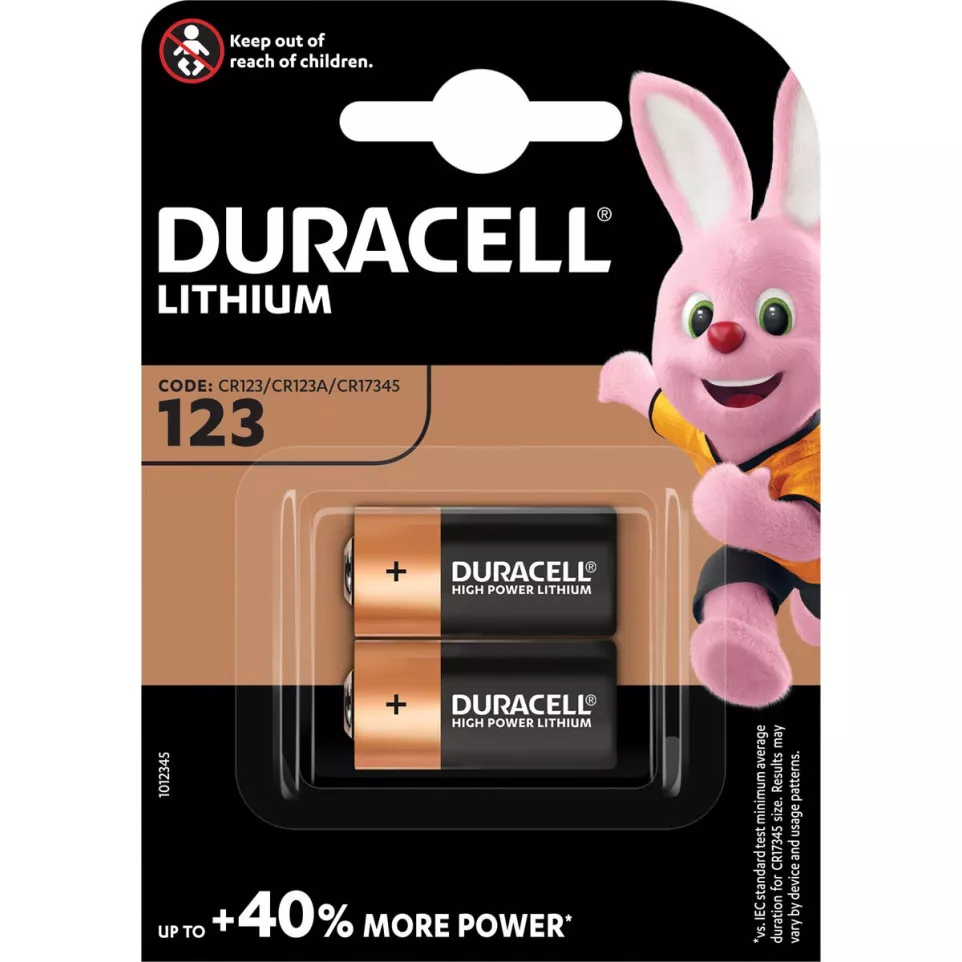 Duracell Ultra Lithium 123 Battery, 2...