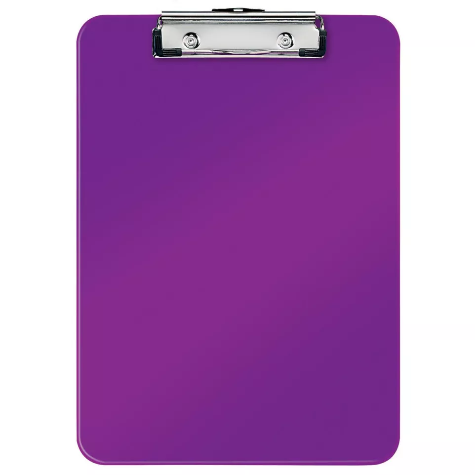 Leitz WOW klemplaat, ft A4, paars