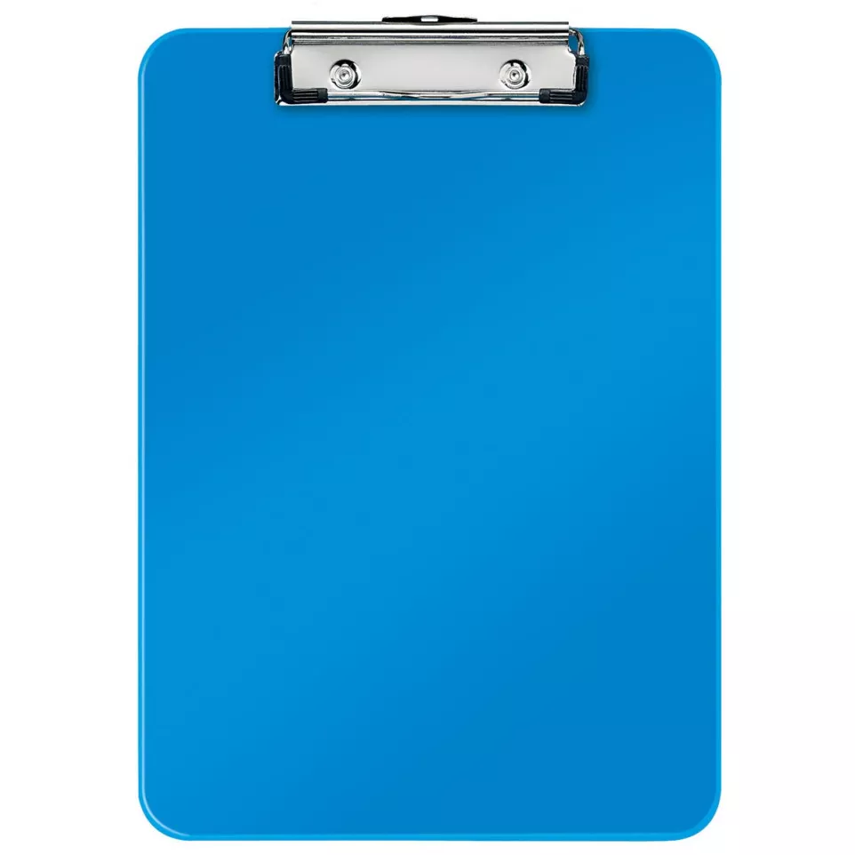 Leitz WOW klemplaat, ft A4, blauw
