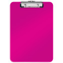 Leitz WOW klemplaat, ft A4, roze