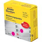 Avery marking dots, diamètre 19 mm, rouleau avec 250 pièces, rose
