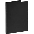 Bronyl ring binder, A4, glossy cardboard, 2 rings 16 mm, black