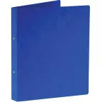Bronyl ringmap, voor ft A4, uit glanskarton, 2 ringen van 25 mm, blauw