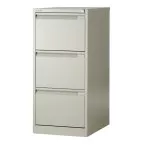 Bisley hangmappenkast, ft 101,6 x 47 x 62,2 cm (h x b x d), 3 laden, grijs