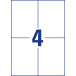 Avery Zweckform étiquette, ft 105 x 148 mm, 400 pièces