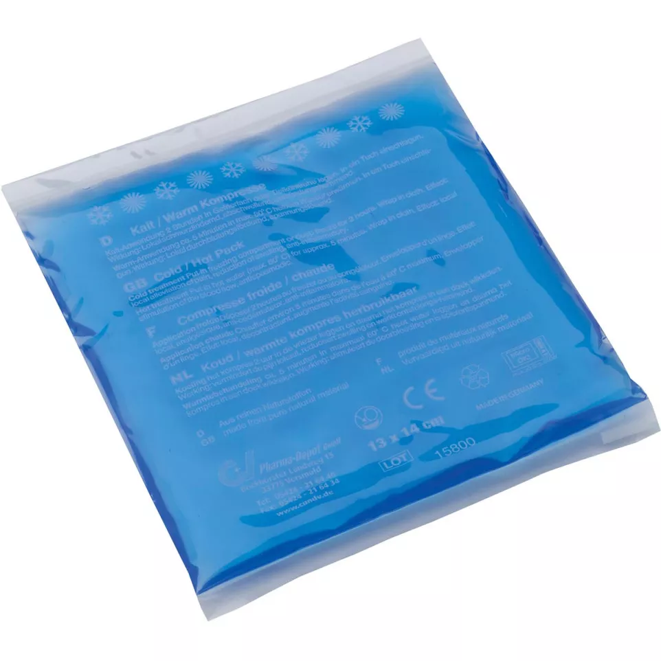 Compresse pour une application chaude...