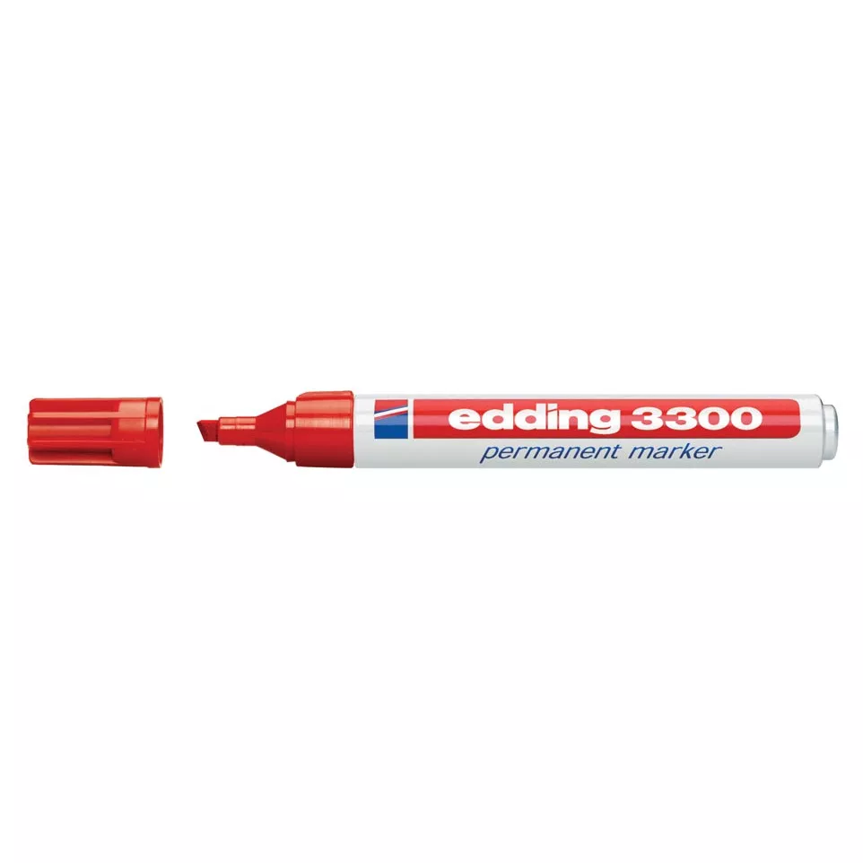Edding marqueur permanent e-3300 rouge