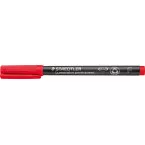 Staedtler Lumocolor 318, marqueur OHP, permanent, 0,6 mm, rouge